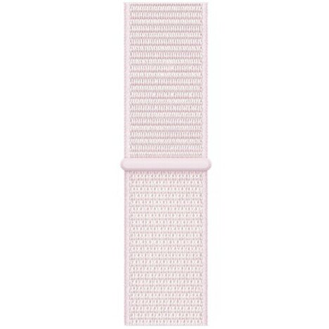 Curea iUni compatibila cu Apple Watch 1/2/3/4/5/6/7, 42mm, Nylon Sport, Woven Strap, Soft Pink